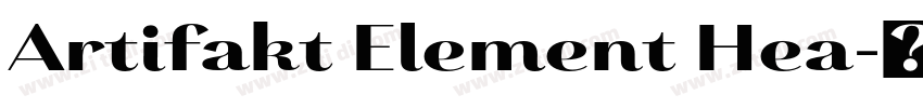 Artifakt Element Hea字体转换 Artifakt Element Hea字体转换